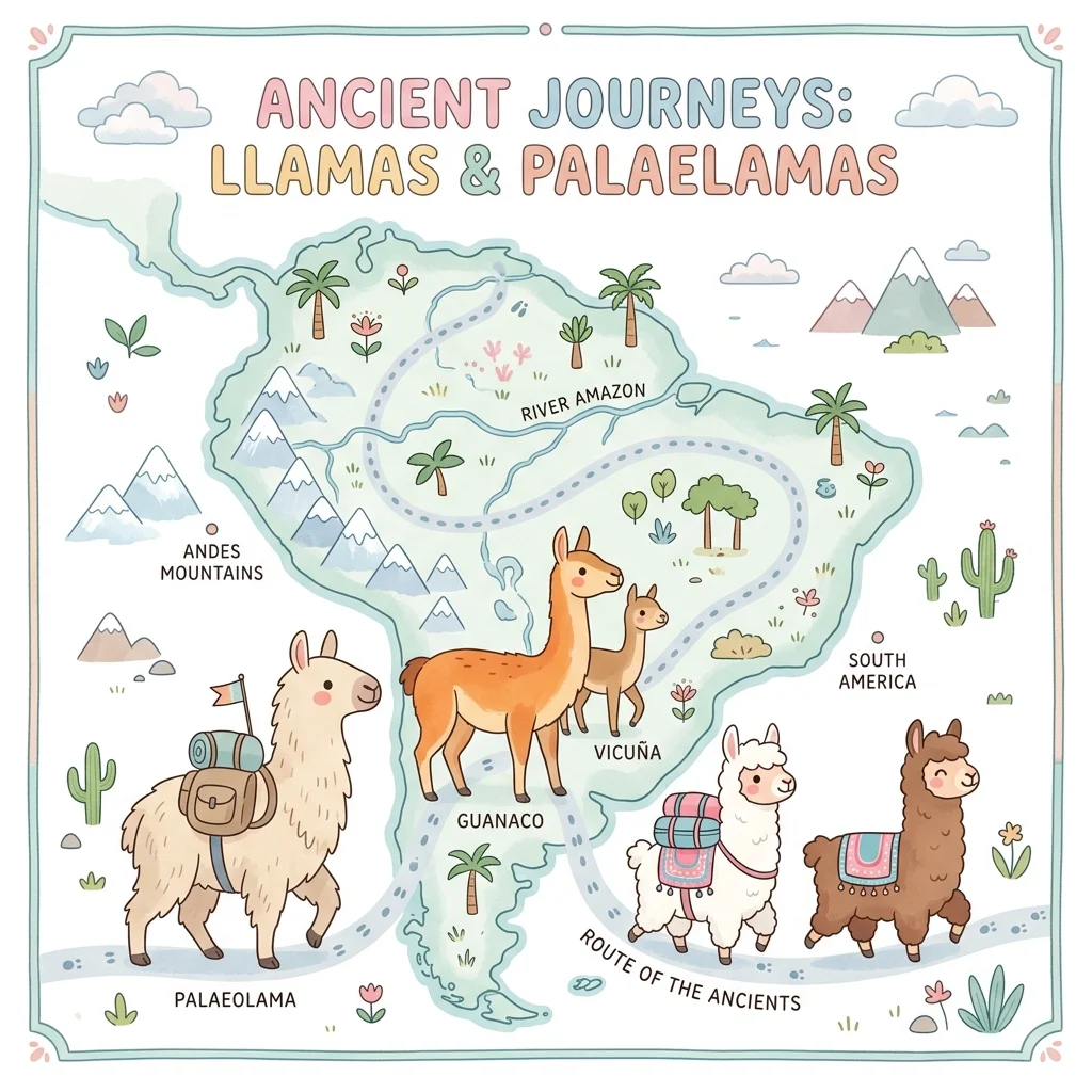 Evolución de los camélidos: de Norteamérica a los Andes