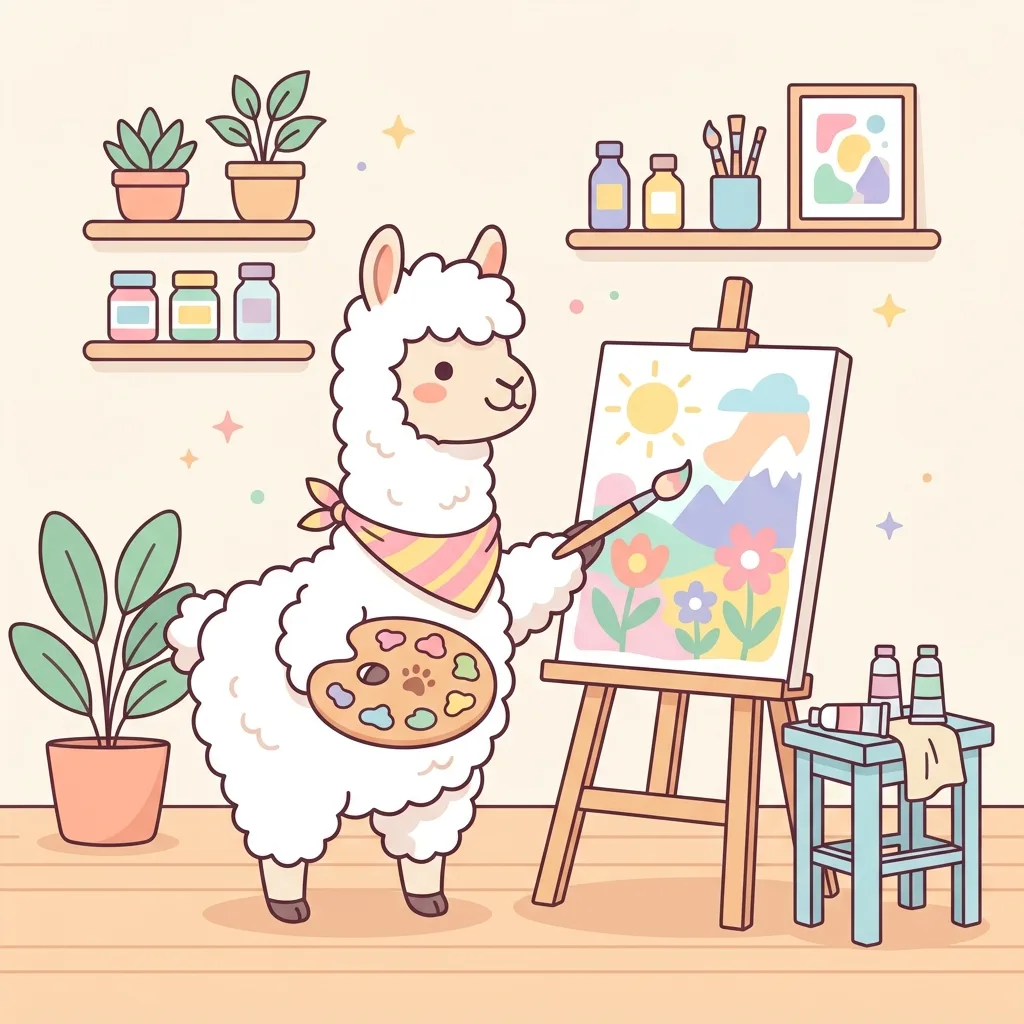 Llamas en el arte y el diseño contemporáneo